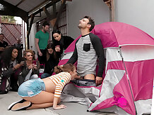 19yo Gia Derza is sucking Alex Legend's hard cock - Gia Derza