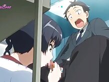 Animation stunner with monstrous funbags and dark hair is about to get her daily dosage of shag