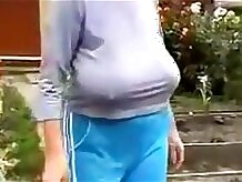 Incredible Homemade clip with Grannies, Russian scenes