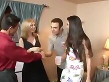 Nina Hartley & Stephanie Swift swap partners