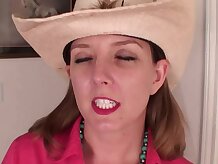 KarupsOW - Mature Cowgirl Delilah Stevenson Spreads Pussy