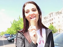 Mofos - Jessica Malone - Euro Tease Licks Cock