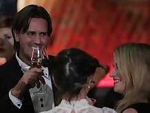 Belle Claire lleva un Creampie en una mansión...