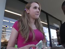 18 año de edad Amy Valor paseos en primer negro dick enorme