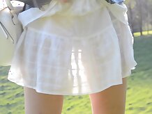 Jeny Smith no panties upskirt fetish